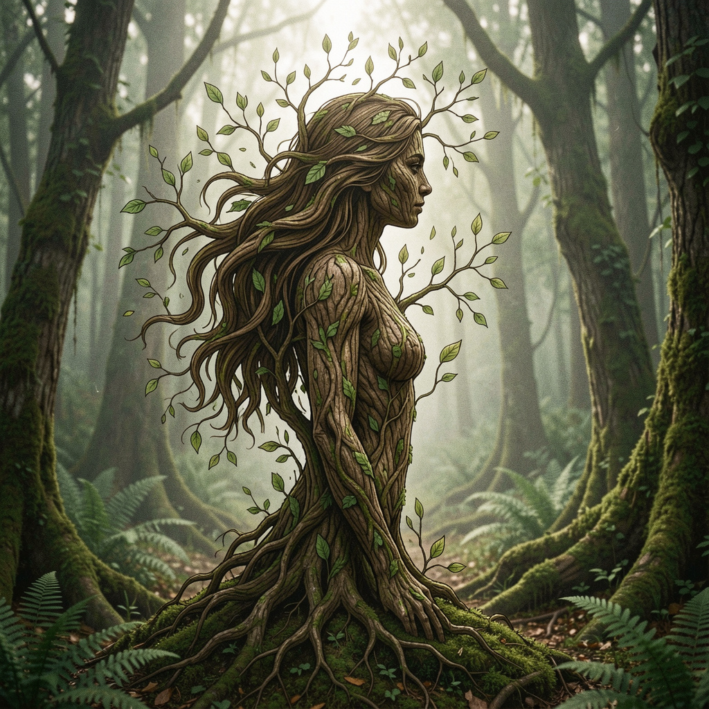 Mujer de espaldas contemplando un paisaje abierto, imagen simbólica de libertad, reflexión personal y conexión con el entorno natural